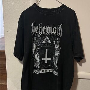 Black men’s xl behemoth Tee